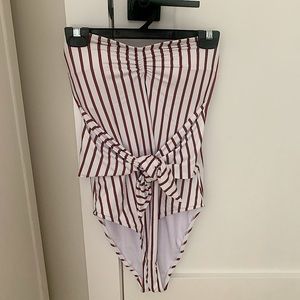 Onia x We Wore What capri one piece